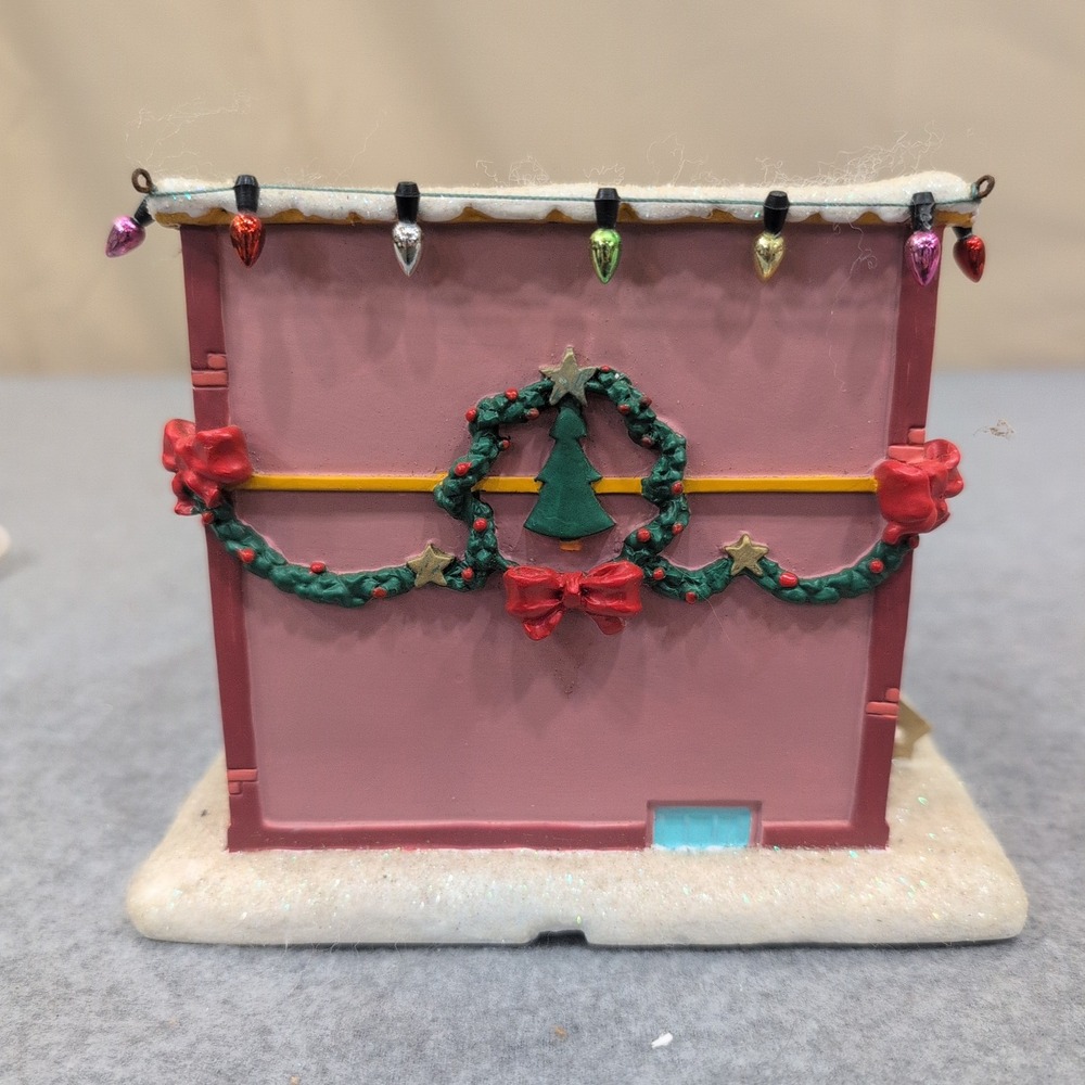 The Simpsons Christmas Village King Toots Music Store Light Up Building Decor - Picture 6 of 9